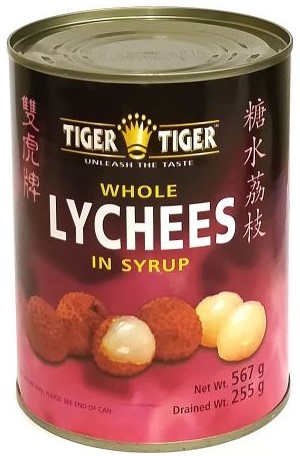 双虎牌【糖水荔枝】即食罐头荔枝果肉 甜品蛋糕搭配适用 567g